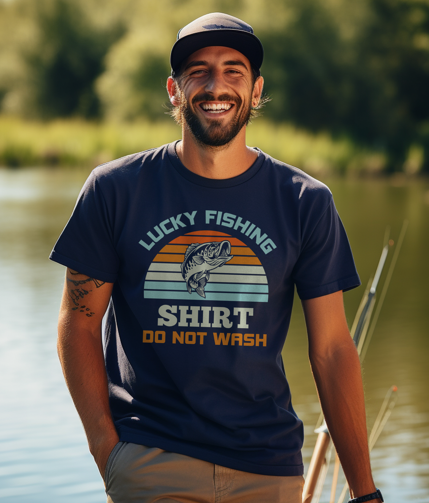 Lucky Fishing Shirt: T-Shirt