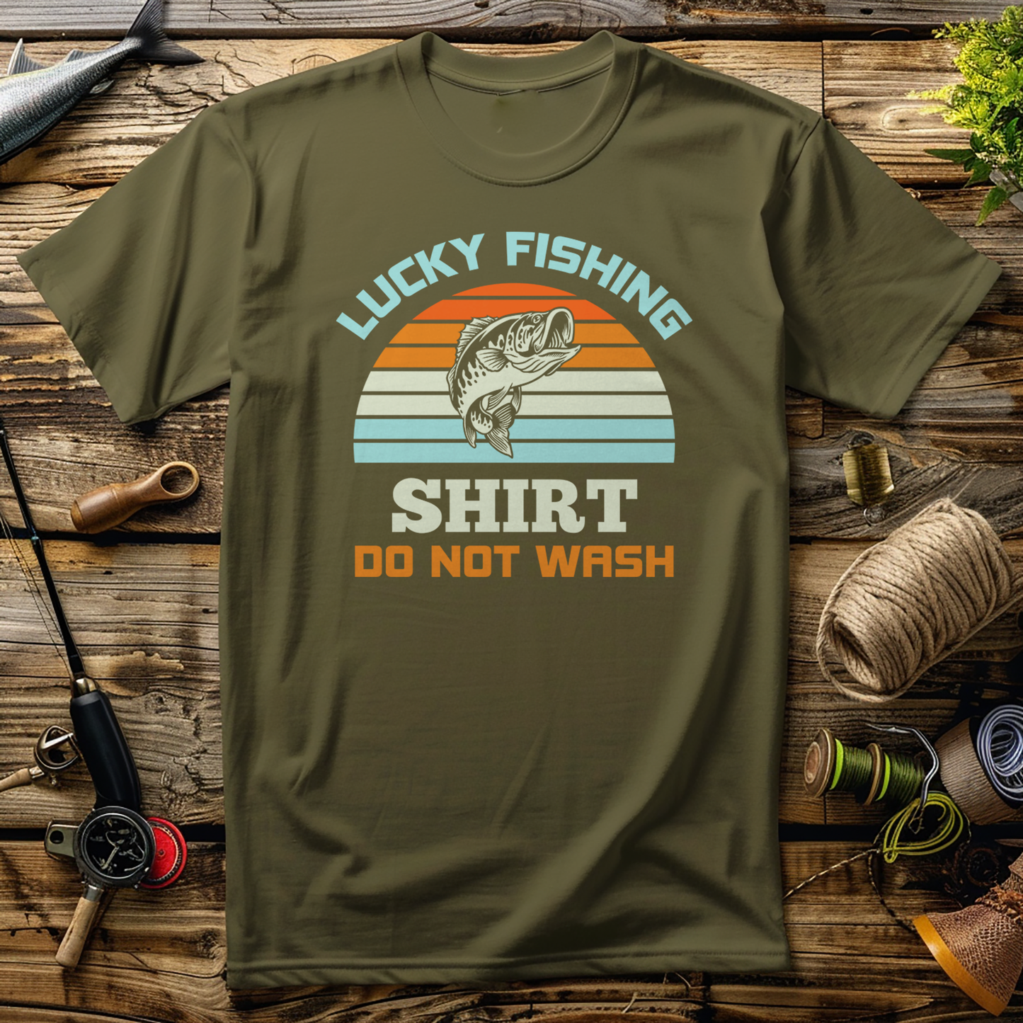 Lucky Fishing Shirt: T-Shirt