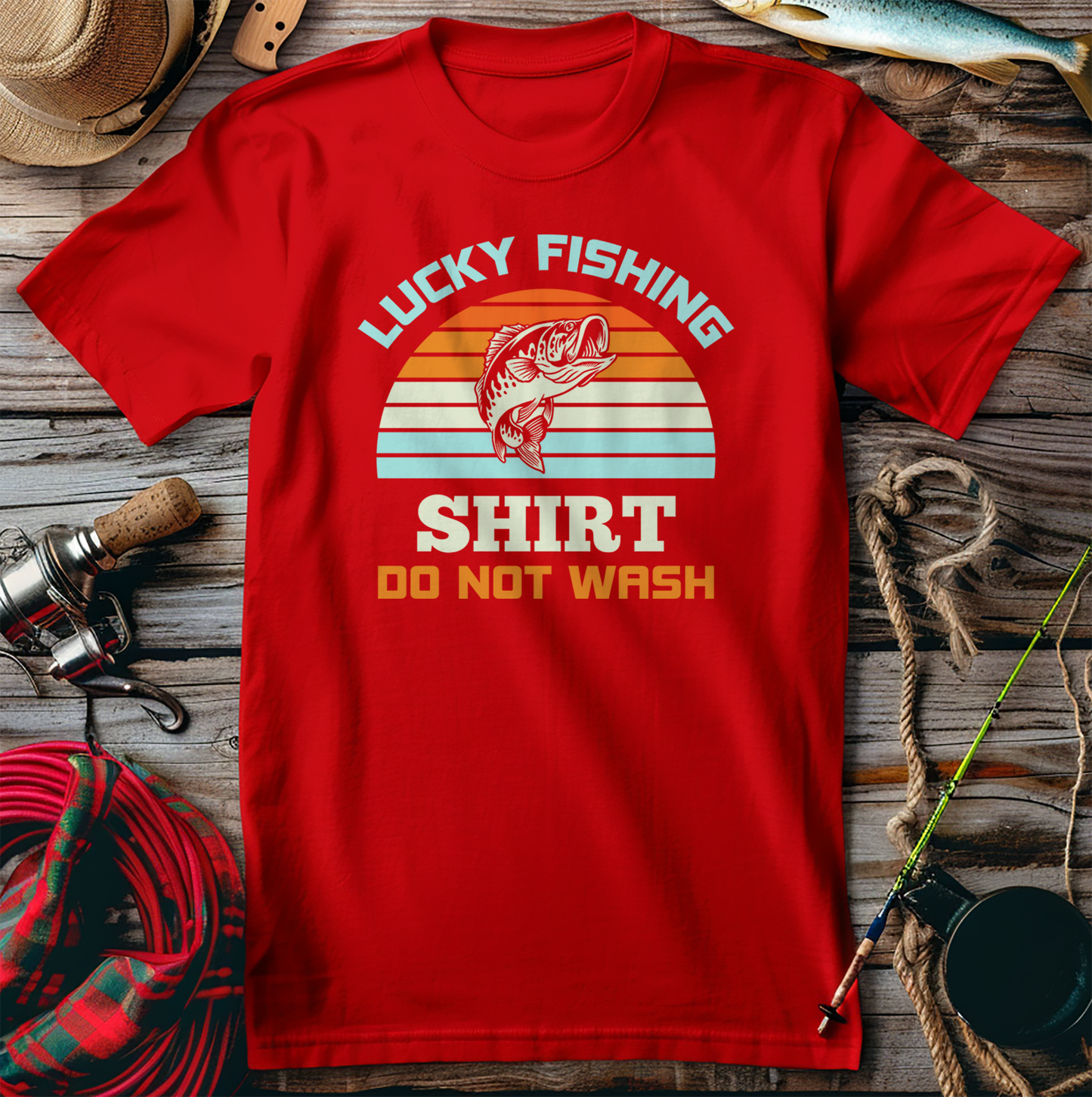 Lucky Fishing Shirt: T-Shirt