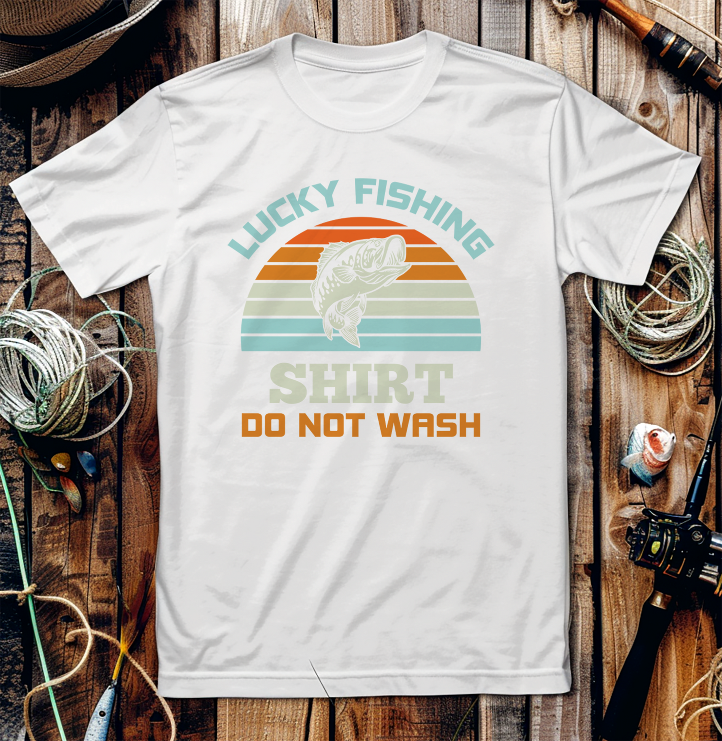 Lucky Fishing Shirt: T-Shirt