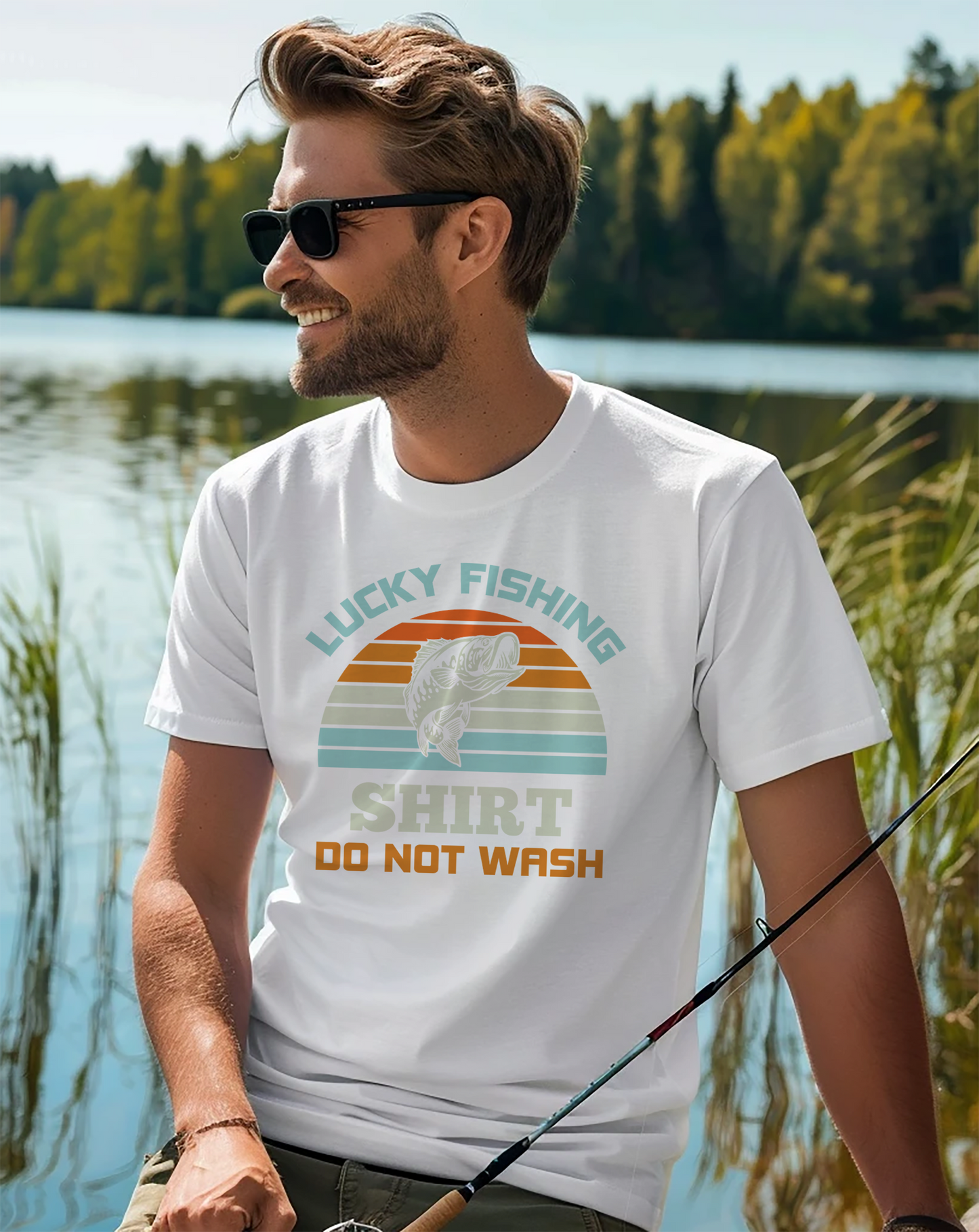 Lucky Fishing Shirt: T-Shirt