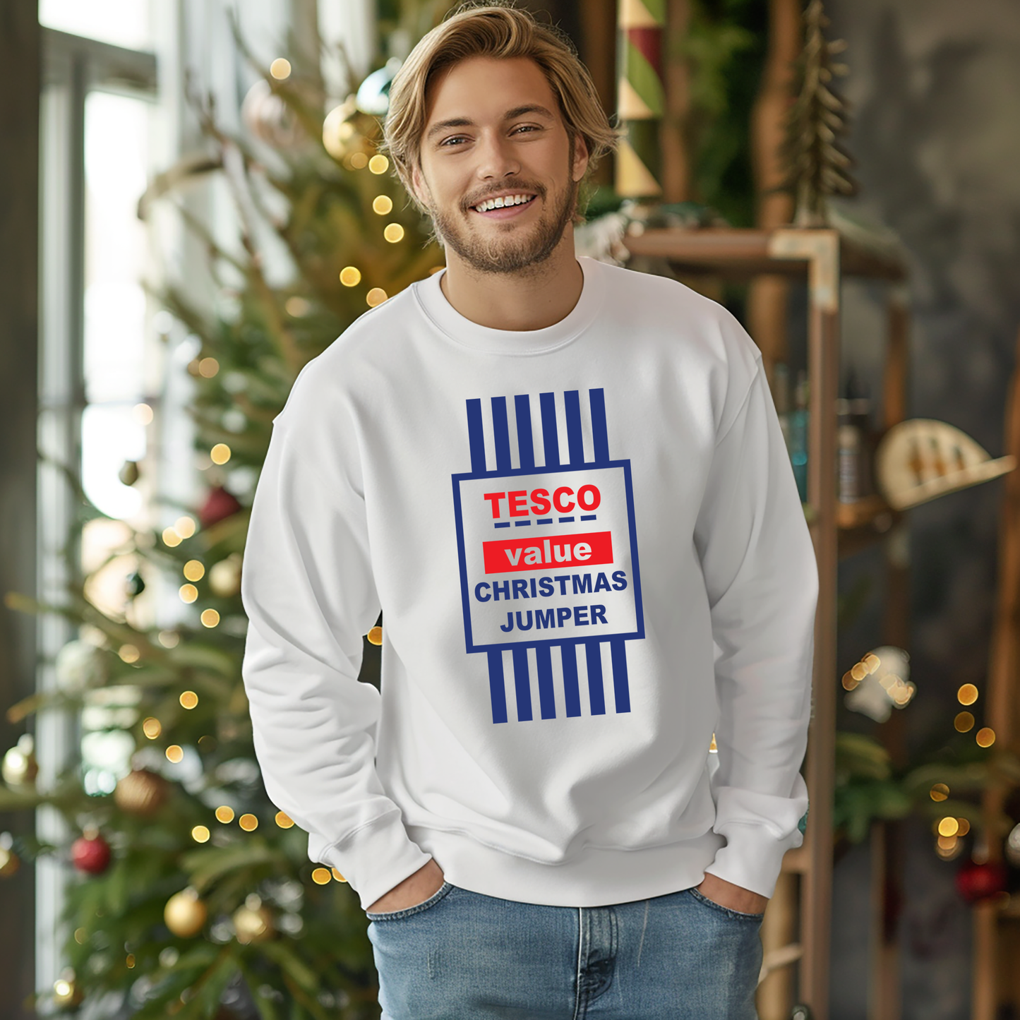 Supermarket Value Christmas Jumper