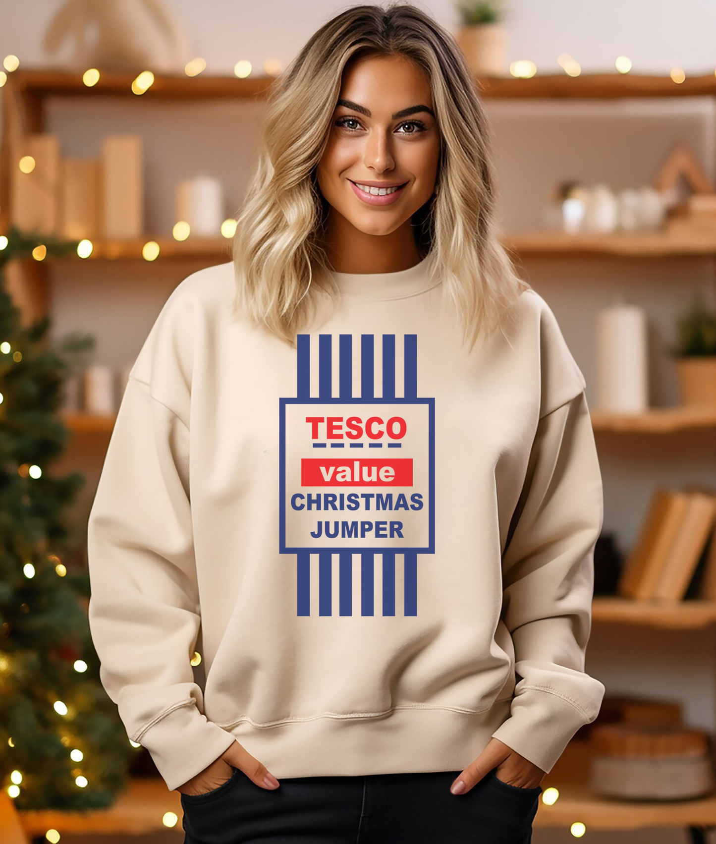 Supermarket Value Christmas Jumper