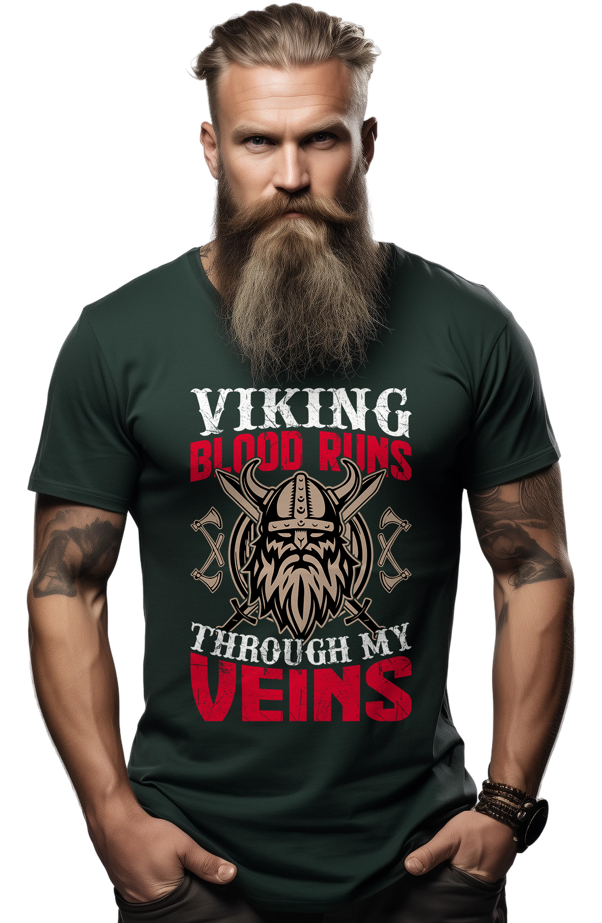 Viking Blood Runs Through My T-Shirt