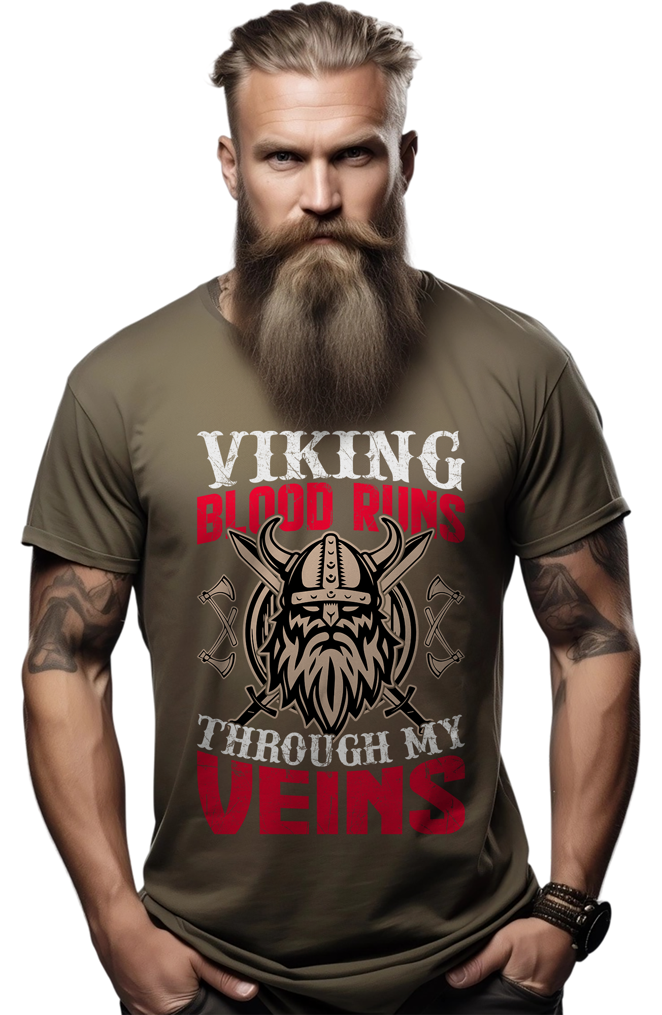 Viking Blood Runs Through My T-Shirt