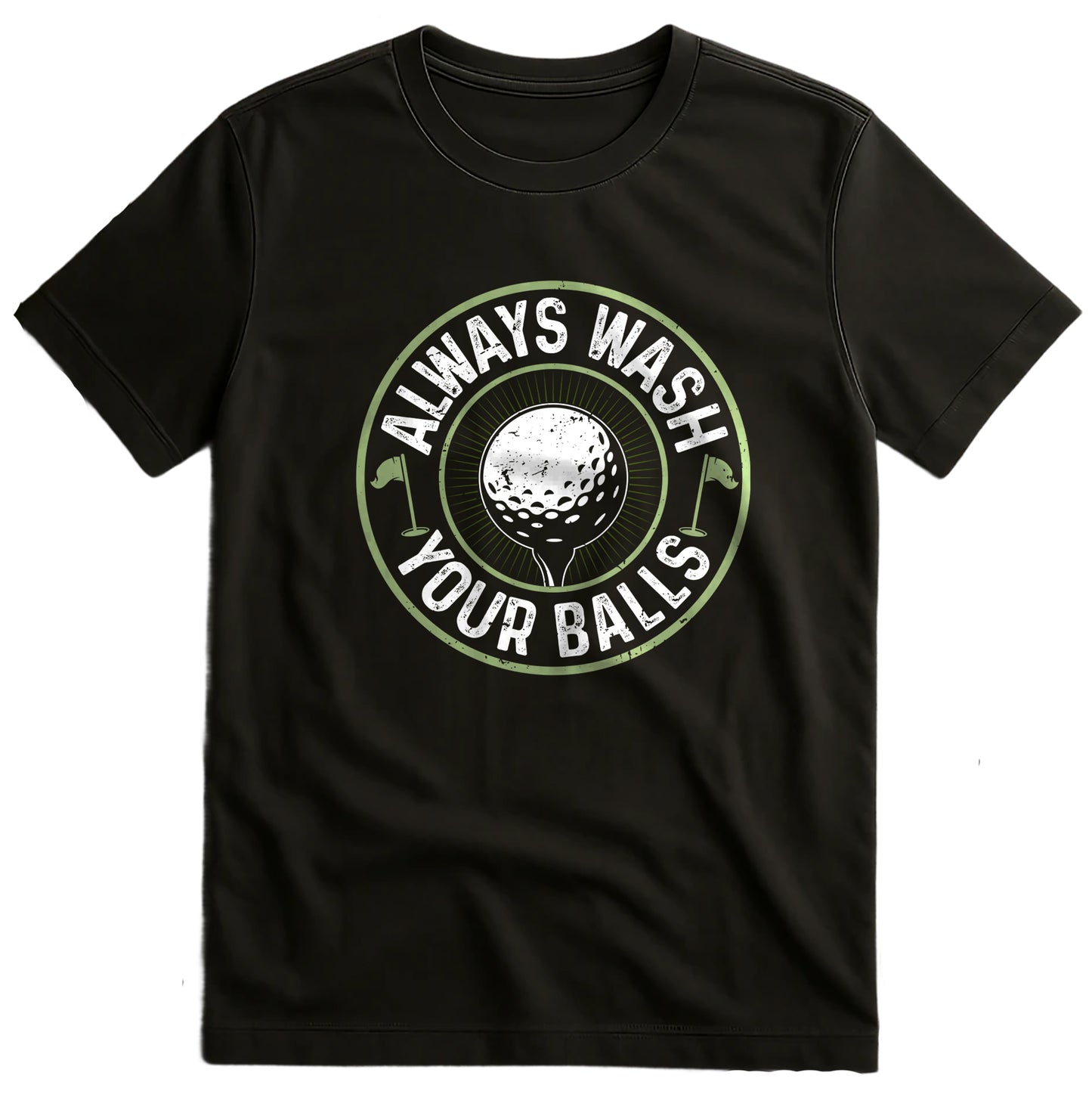 Wash Your Balls Circle t-shirt -
