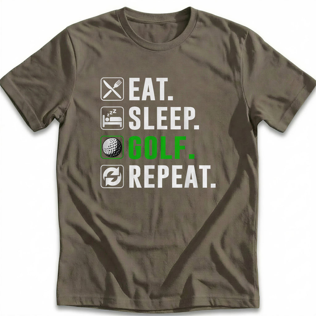 EAT SLEEP GOLF 028 T Shirt