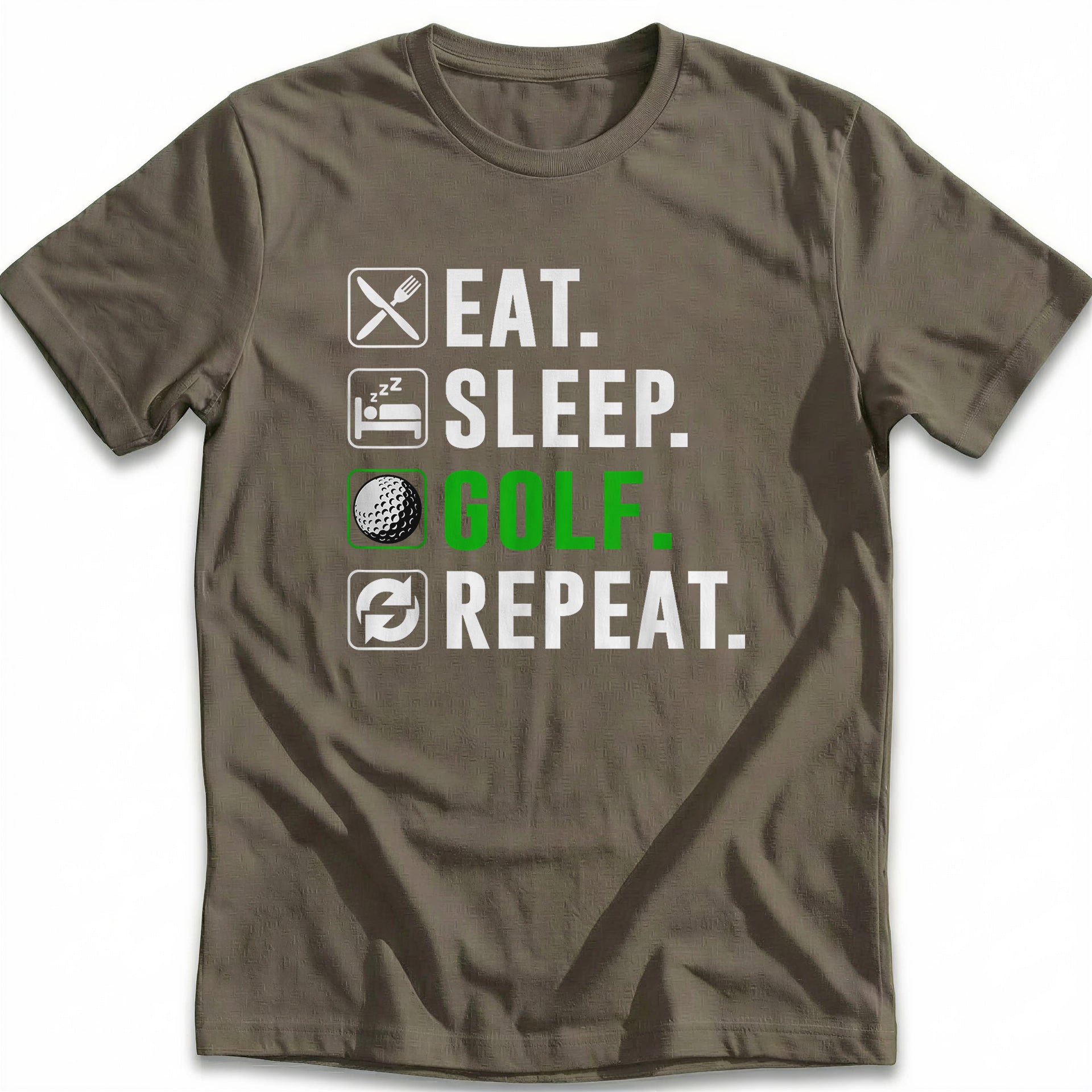 EAT SLEEP GOLF 028 T Shirt