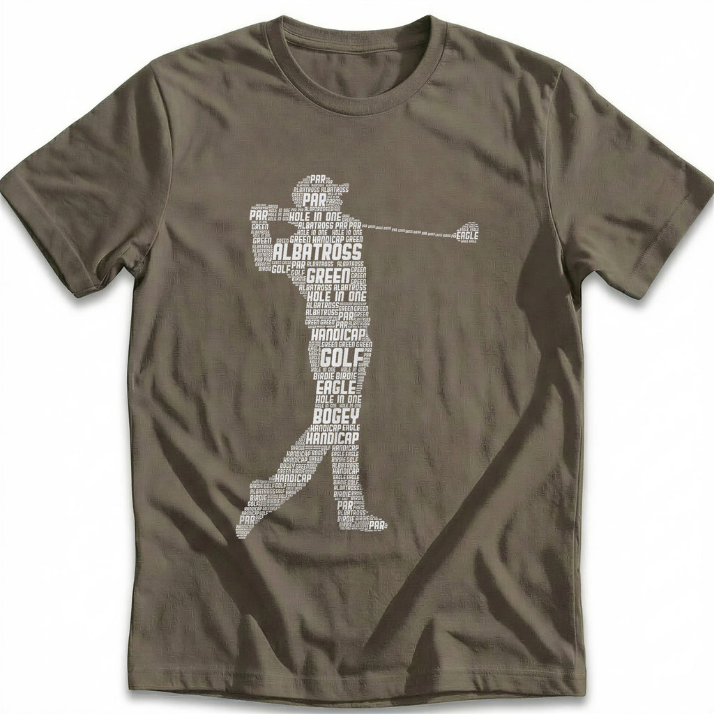 GOLF GOLFER TEXT 028 T Shirt