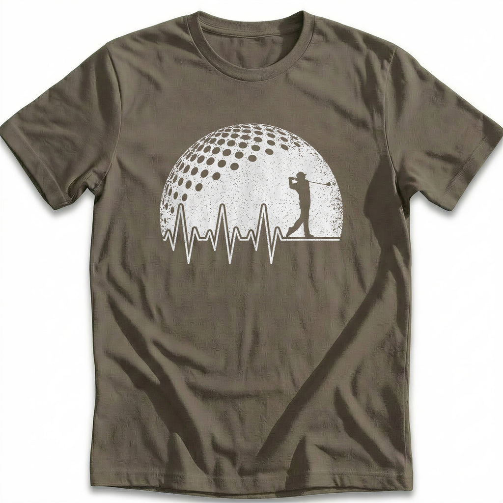 GOLF HEARTBEAT 028 T Shirt