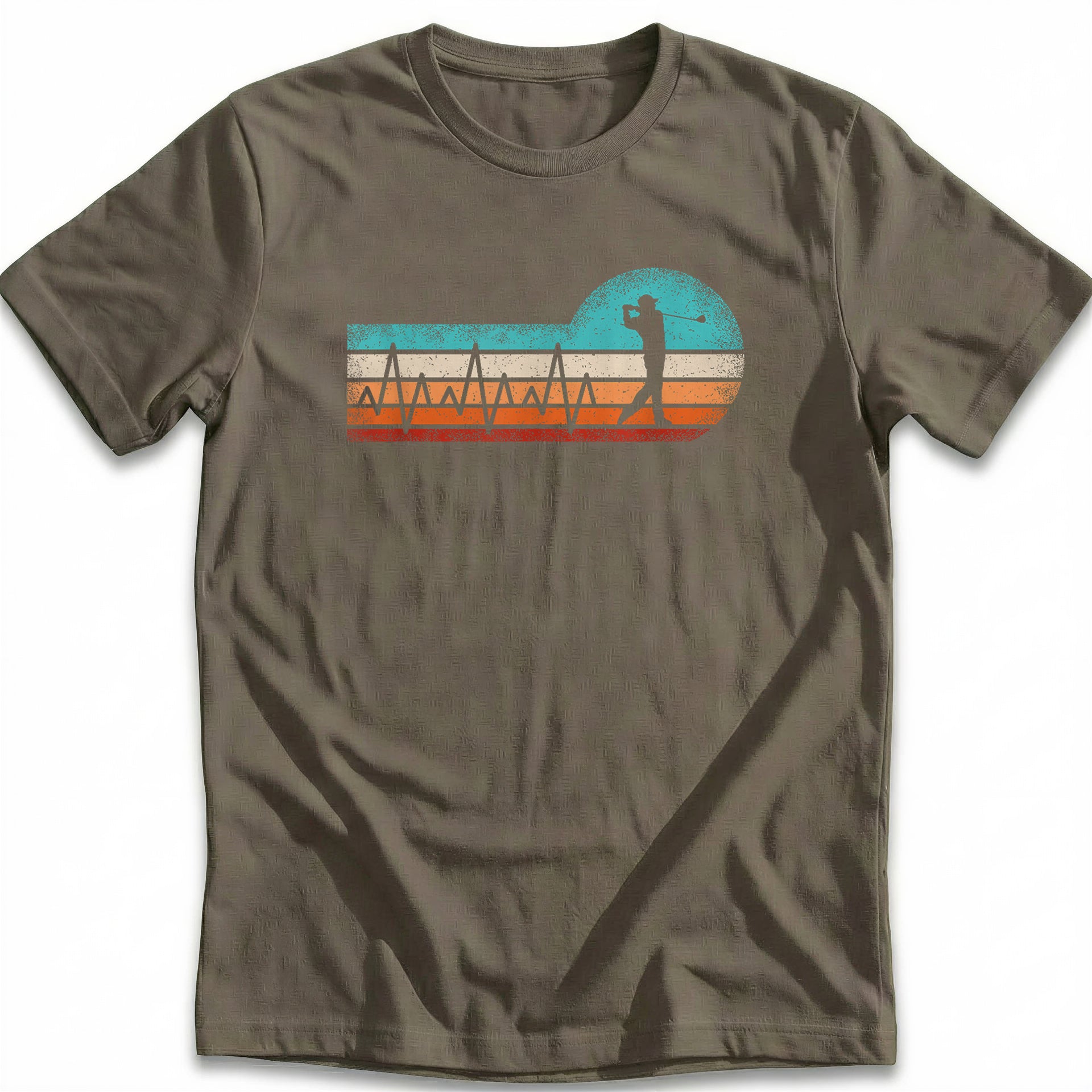 RETRO GOLF HEARTBEAT 028 T Shirt