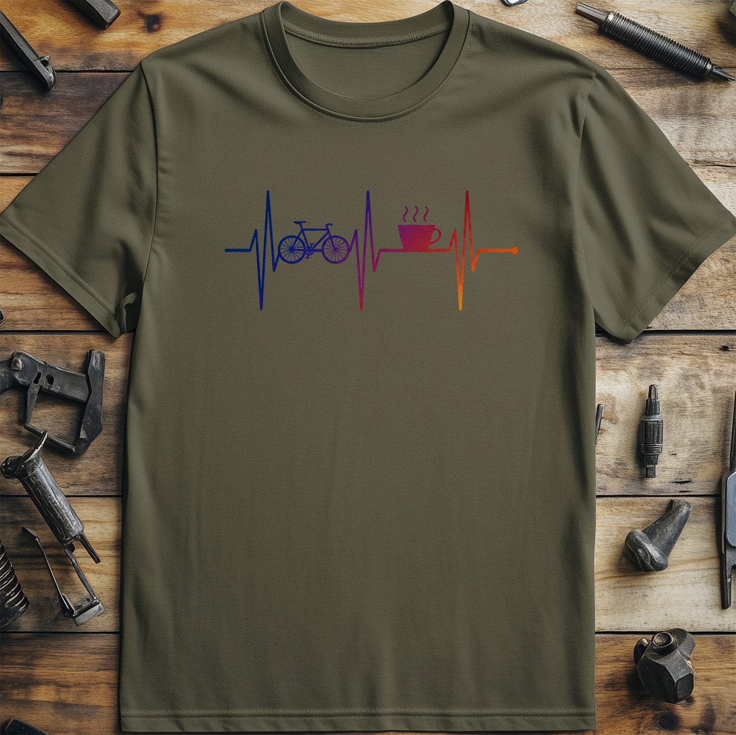 Cycling and Coffee M 37 T Shirt