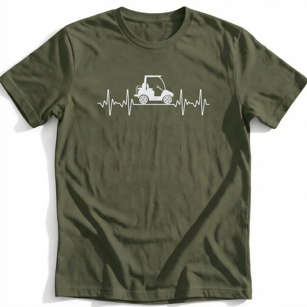 GOLF CART HEARTBEAT 028 T Shirt