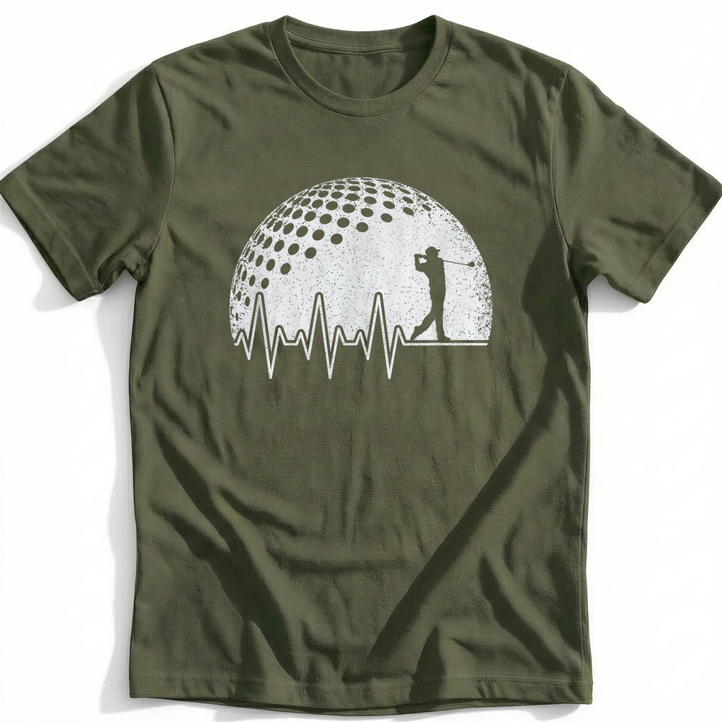 GOLF HEARTBEAT 028 T Shirt