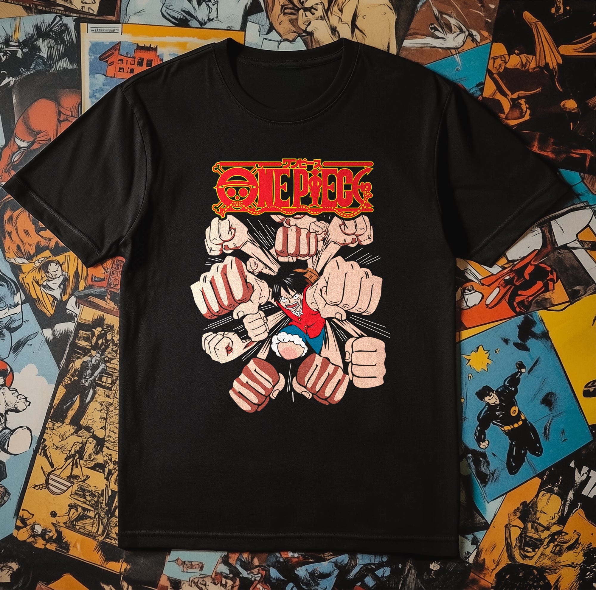 One-Piece-05 T-Shirt Fist Pumping