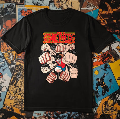One-Piece-05 T-Shirt Fist Pumping