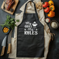 "My Grill, My Rules" T-Shirt - Funny BBQ Apparel! 100% Cotton, Unisex Design. Perfect for Grill Masters and Sizzling Shenanigans!