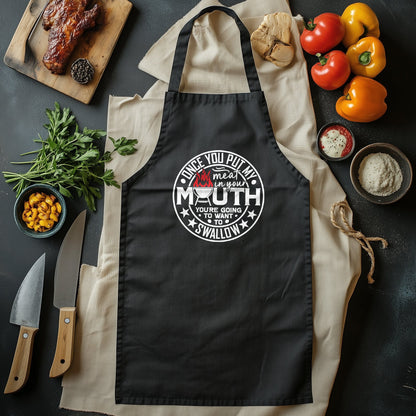 Meat in Your Mouth 2 - Hilariously Delicious T-Shirt! 100% Cotton, Unisex Design, Perfect for Food Lovers with a Sense of Humor!