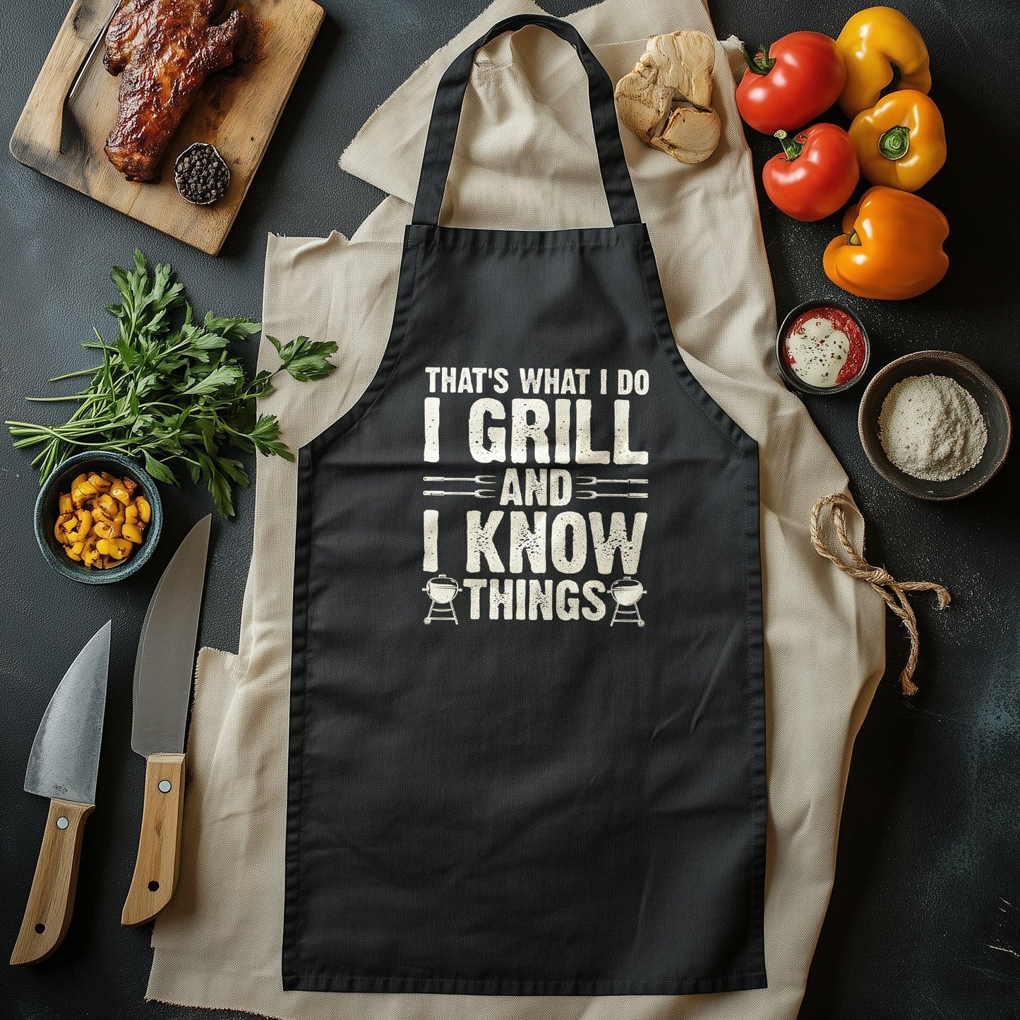 Grill and Know Things T-shirt - For Grill Masters with a Side of Wisdom! 100% Cotton, Funny Unisex Design, BBQ Like a Pro!