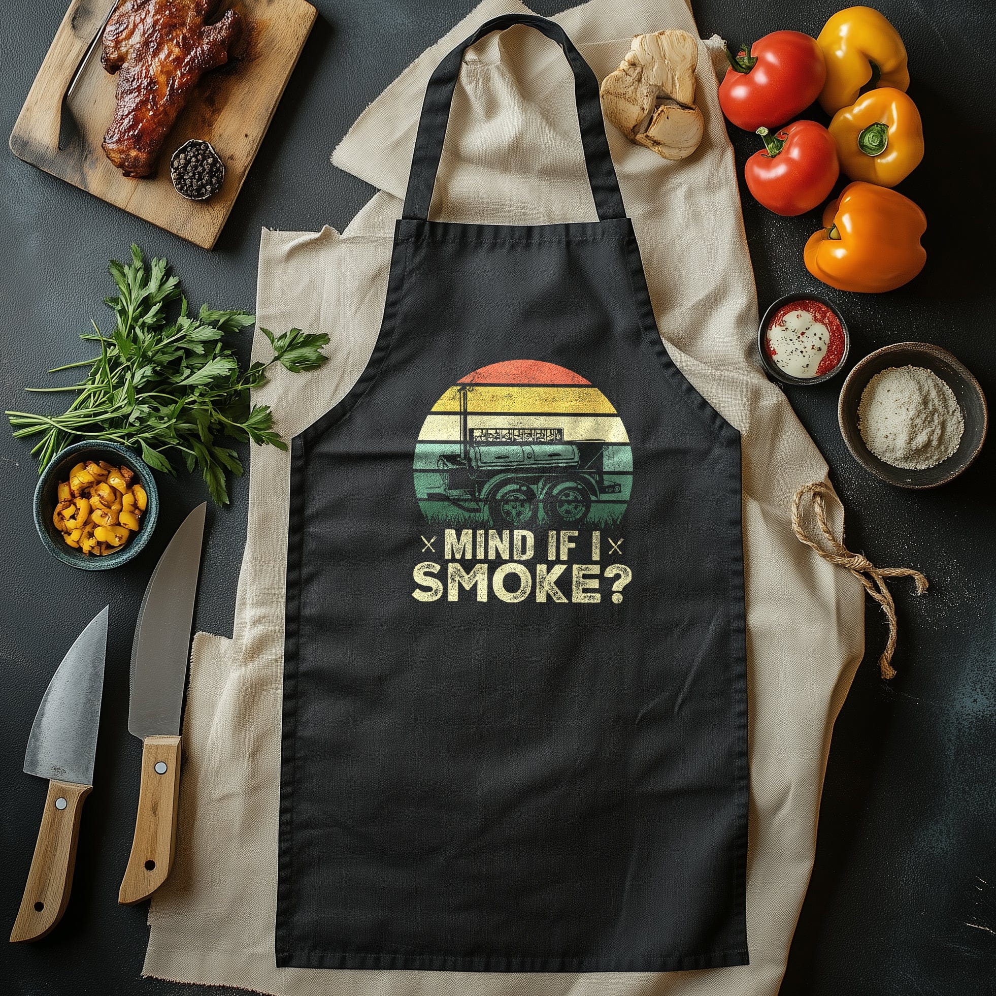 BBQ T-Shirt (18) - Mind is Smoke? Funny Grill Master Tee, 100% Cotton, Unisex Design for BBQ Lovers Who Think Outside the Grill!
