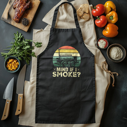 BBQ T-Shirt (18) - Mind is Smoke? Funny Grill Master Tee, 100% Cotton, Unisex Design for BBQ Lovers Who Think Outside the Grill!