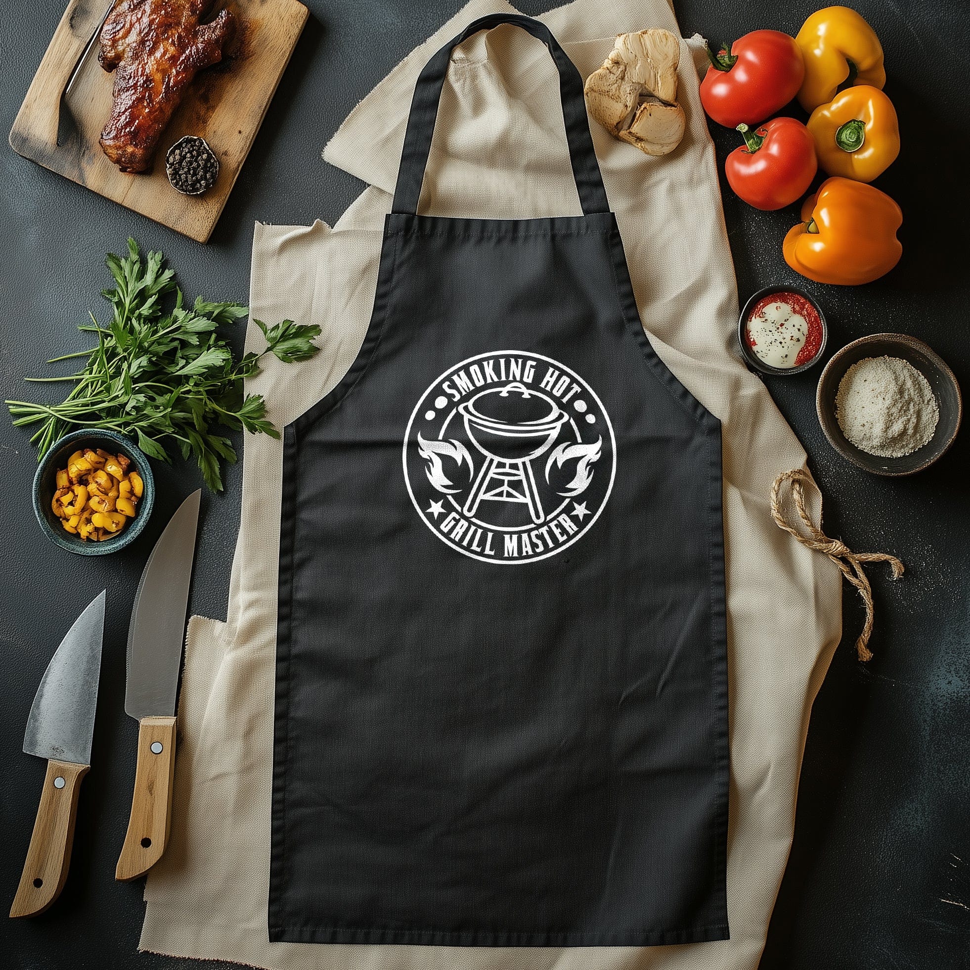 Smoking Hot Grillmaster T-Shirt - Sizzle with Humor! 100% Cotton, Unisex Design for BBQ Kings & Queens. Flip Burgers, Not Your Sense of Humor!