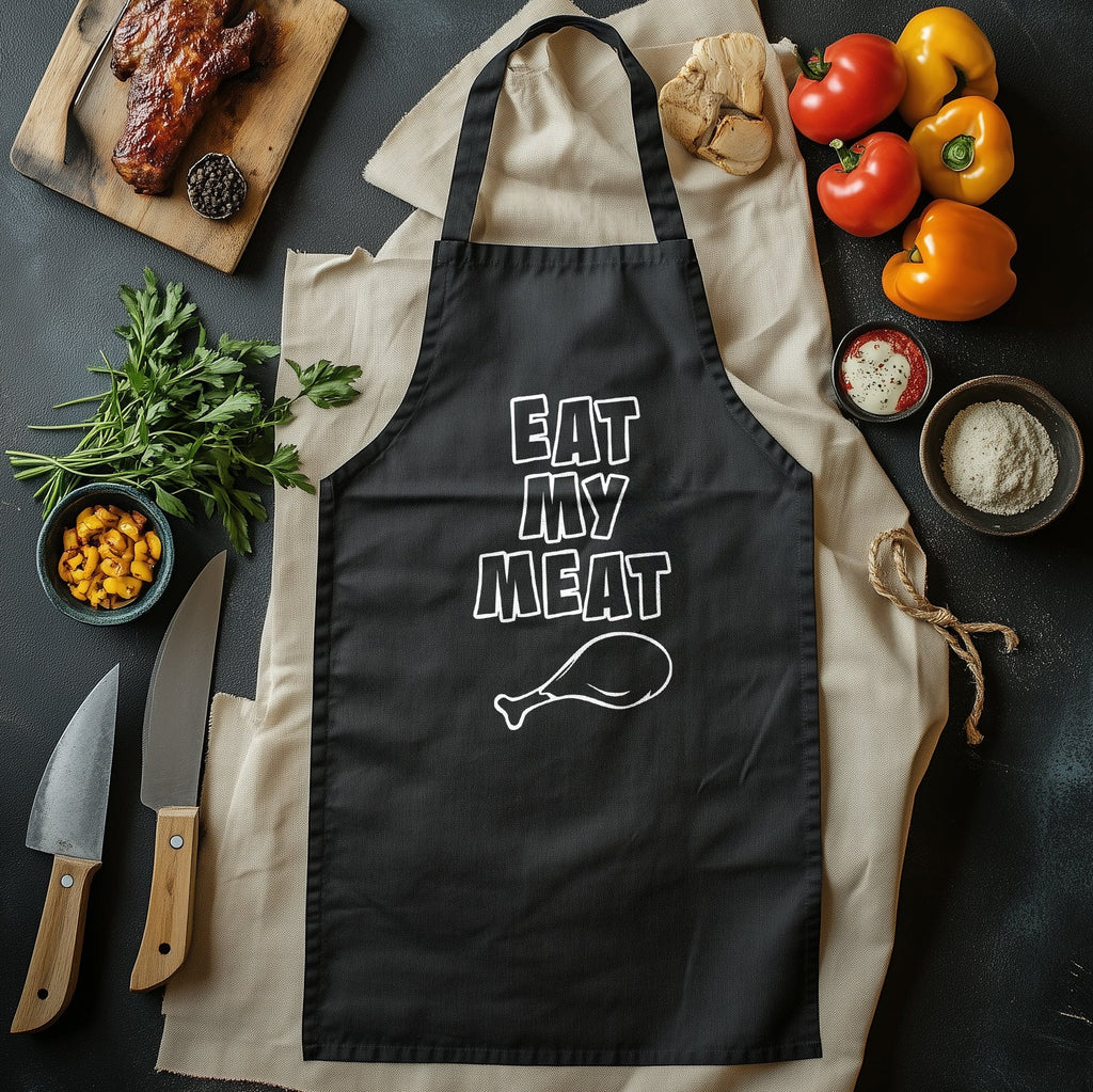 Eat My Meat T-shirt - Hilarious Meat Lovers Delight! 100% Cotton, Unisex Design for Grill Masters & Carnivorous Comedians!