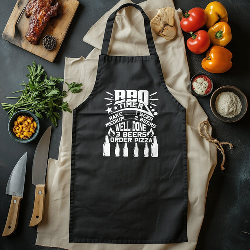 BBQ Timer Order Pizza T-Shirt - Perfect for Grill Masters and Takeout Lovers! Hilarious Unisex Design, 100% Cotton, Ready for BBQ Fun!