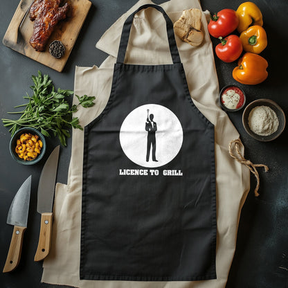 License to Grill T-Shirt - Serious About BBQ! 100% Cotton, Unisex Design for Grill Masters. Because your BBQ game needs a license!
