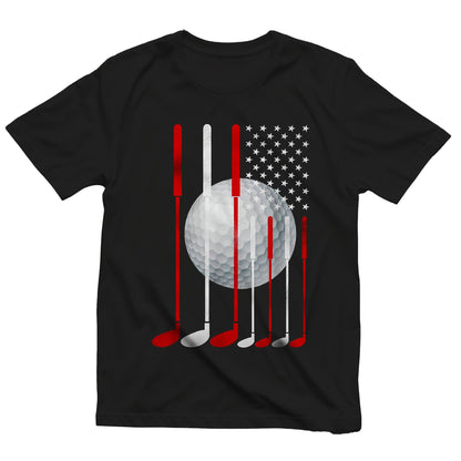Swinging Freedom American Flag t-shirt