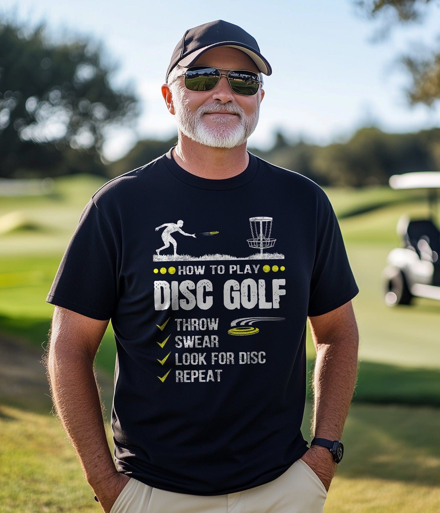 How to Play Disc Golf Frisbee Fun t-shirt