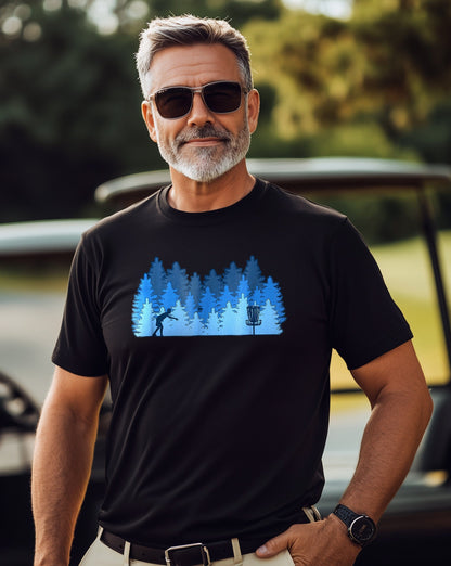 Funny Stupid Tree Disc Golf T-shirt