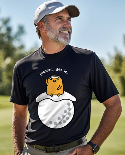 Gudetama Golf T-Shirt Fore! t-shirt