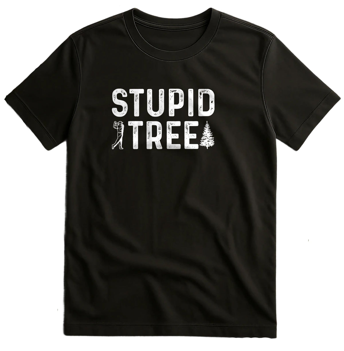 Stupid Tree 2 Golf T-Shirt US