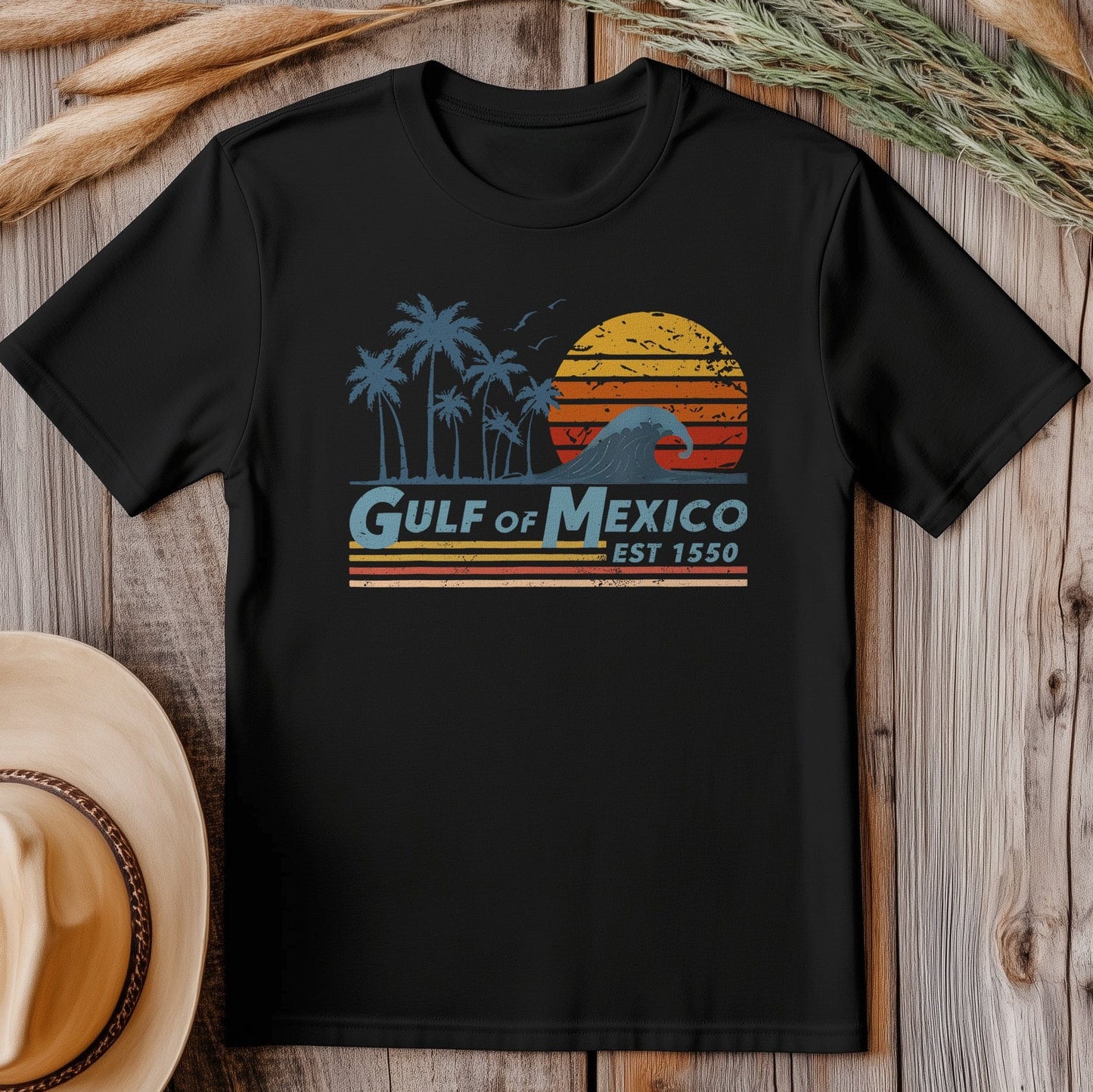 Gulf Of Mexico Palms T-Shirt