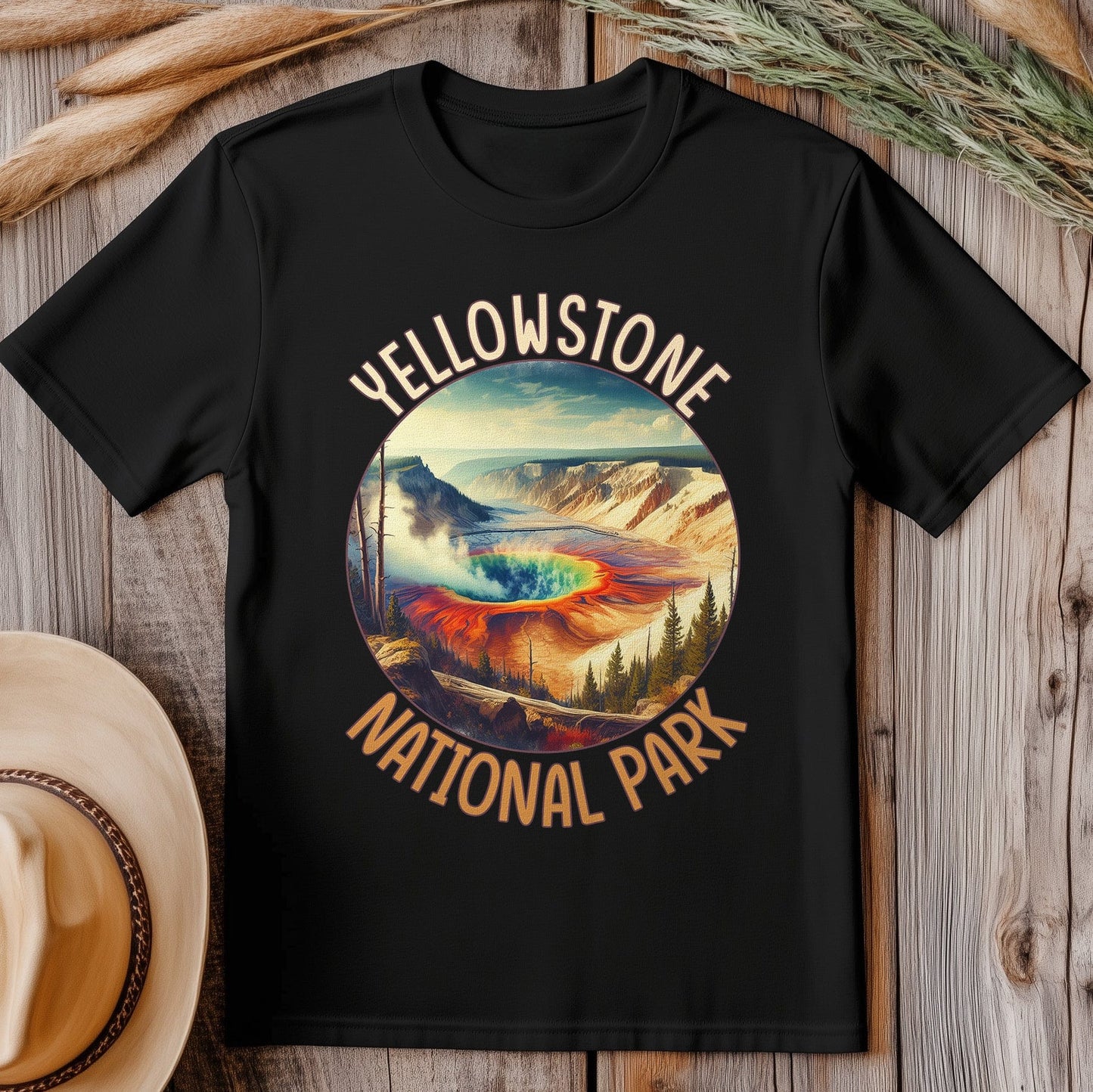 Yellowstone Park Circle T-Shirt