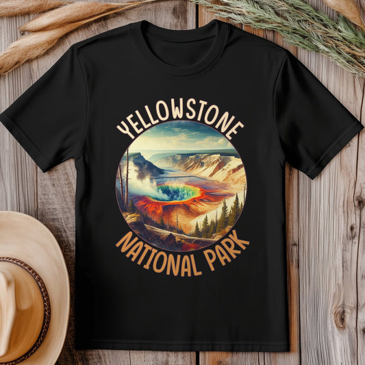 Yellowstone Park Circle T-Shirt