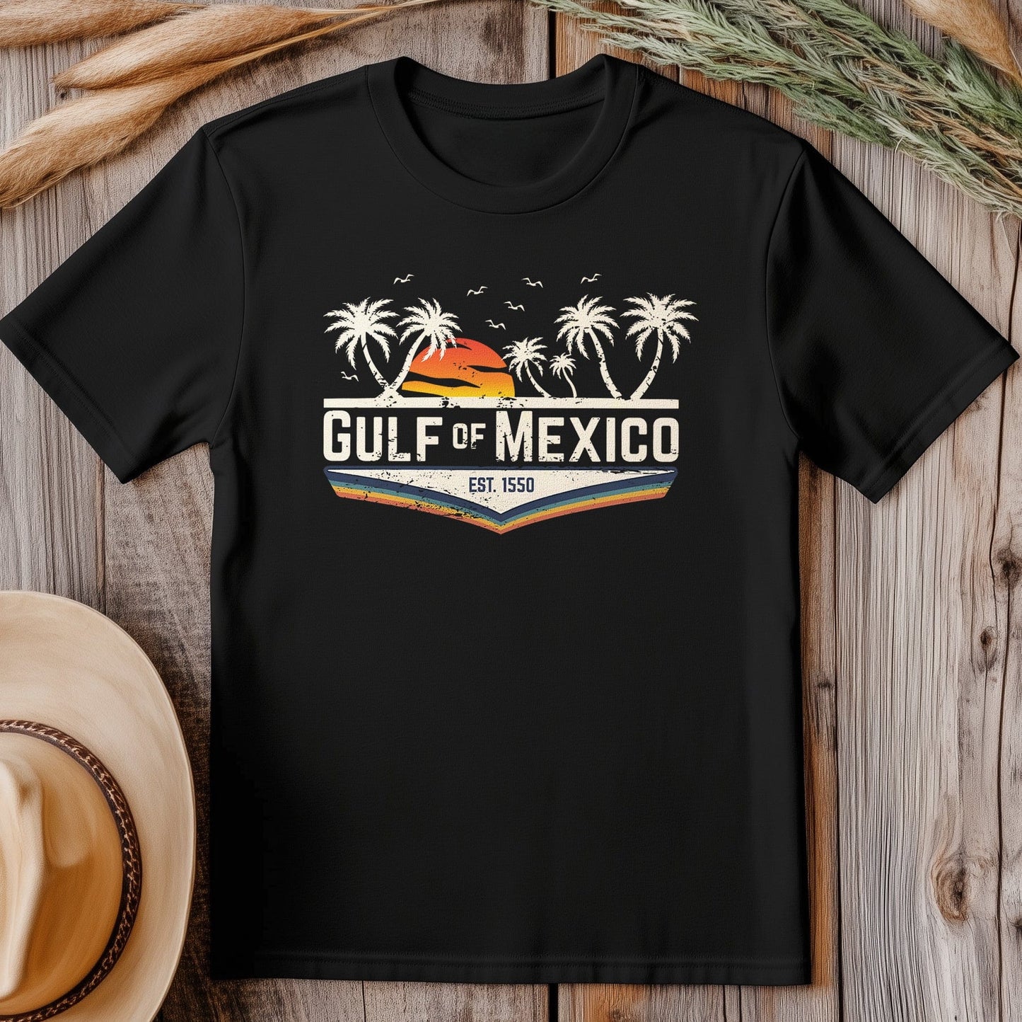 Gulf Of Mexico Retro T-Shirt