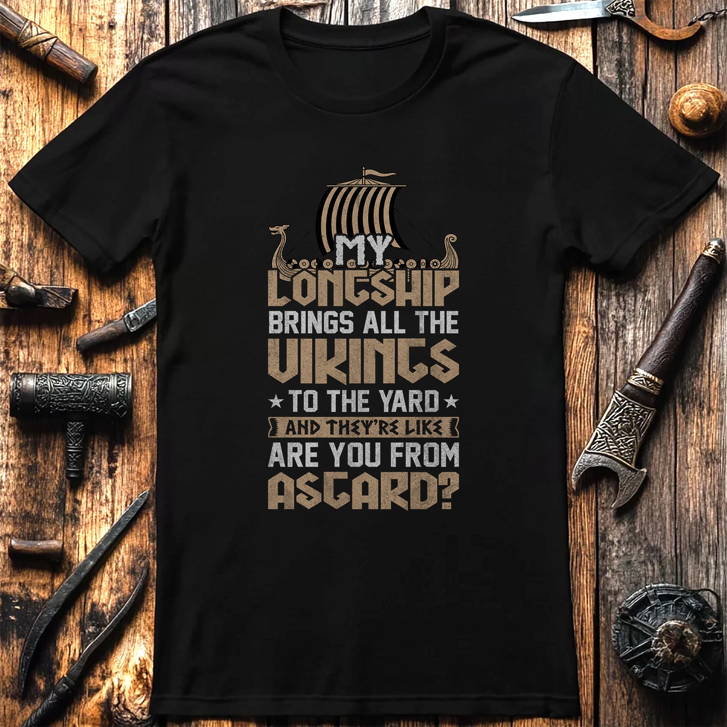 My Longship Brings All The Vikings T-Shirt