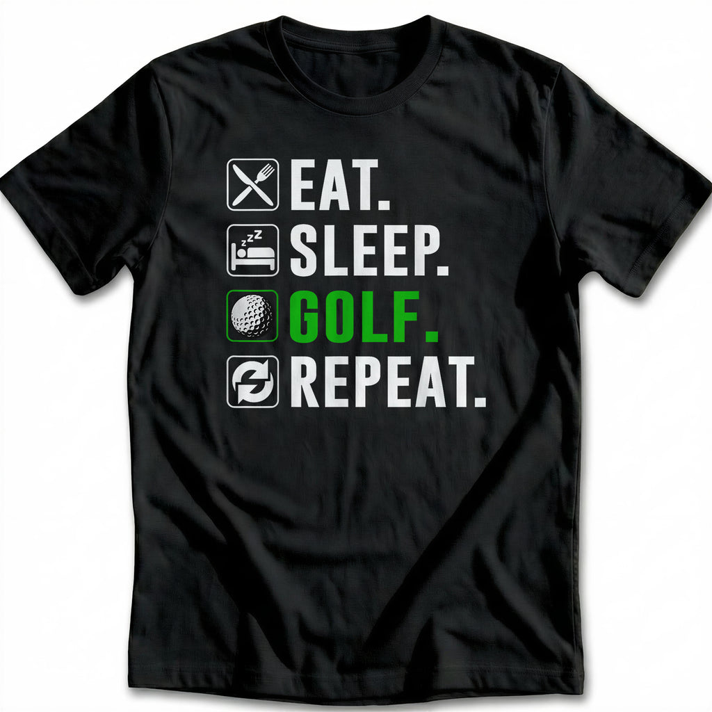EAT SLEEP GOLF 028 T Shirt