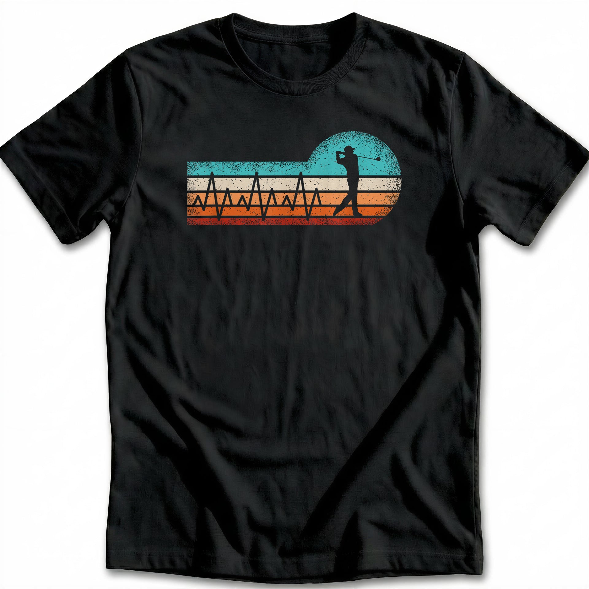 RETRO GOLF HEARTBEAT 028 T Shirt