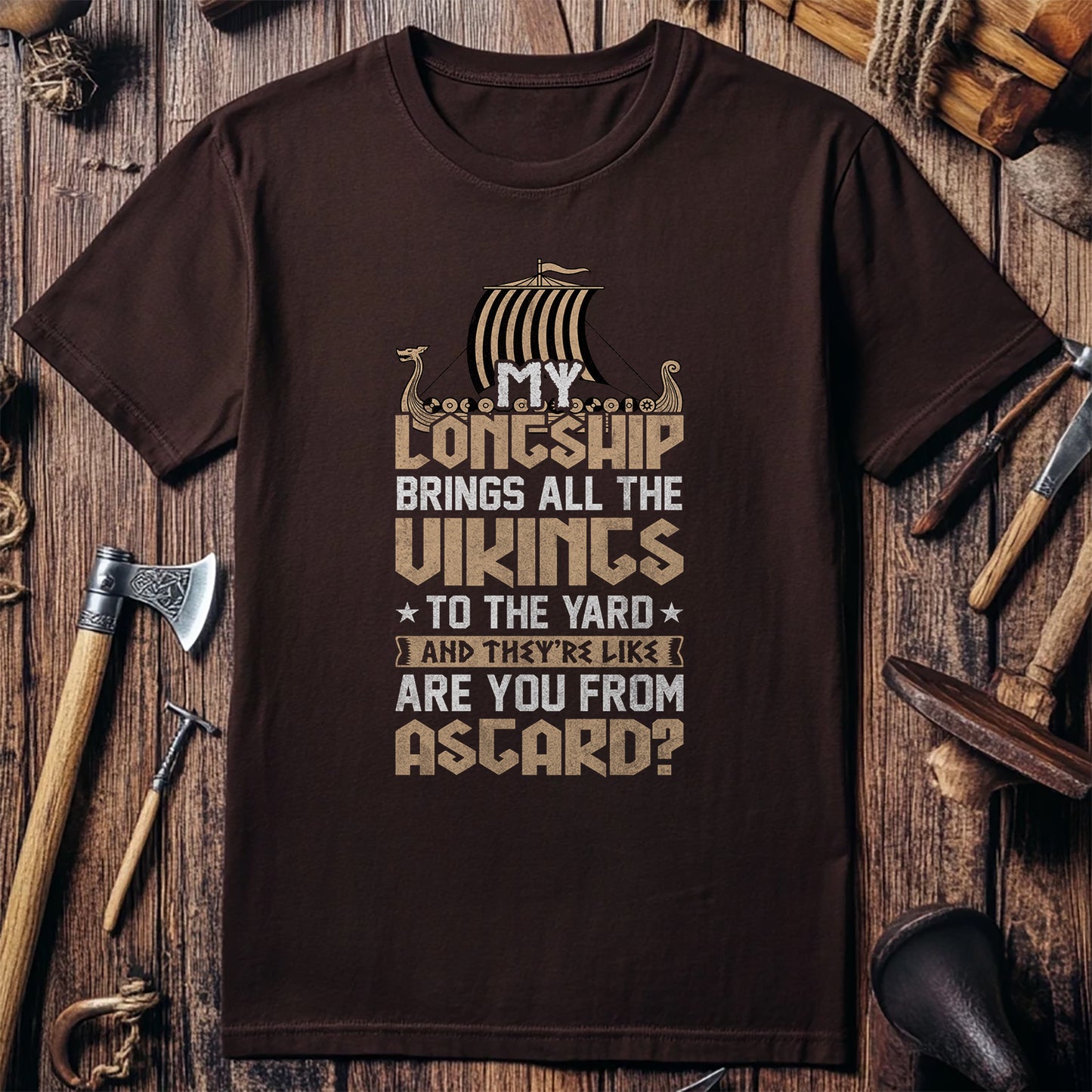 My Longship Brings All The Vikings T-Shirt