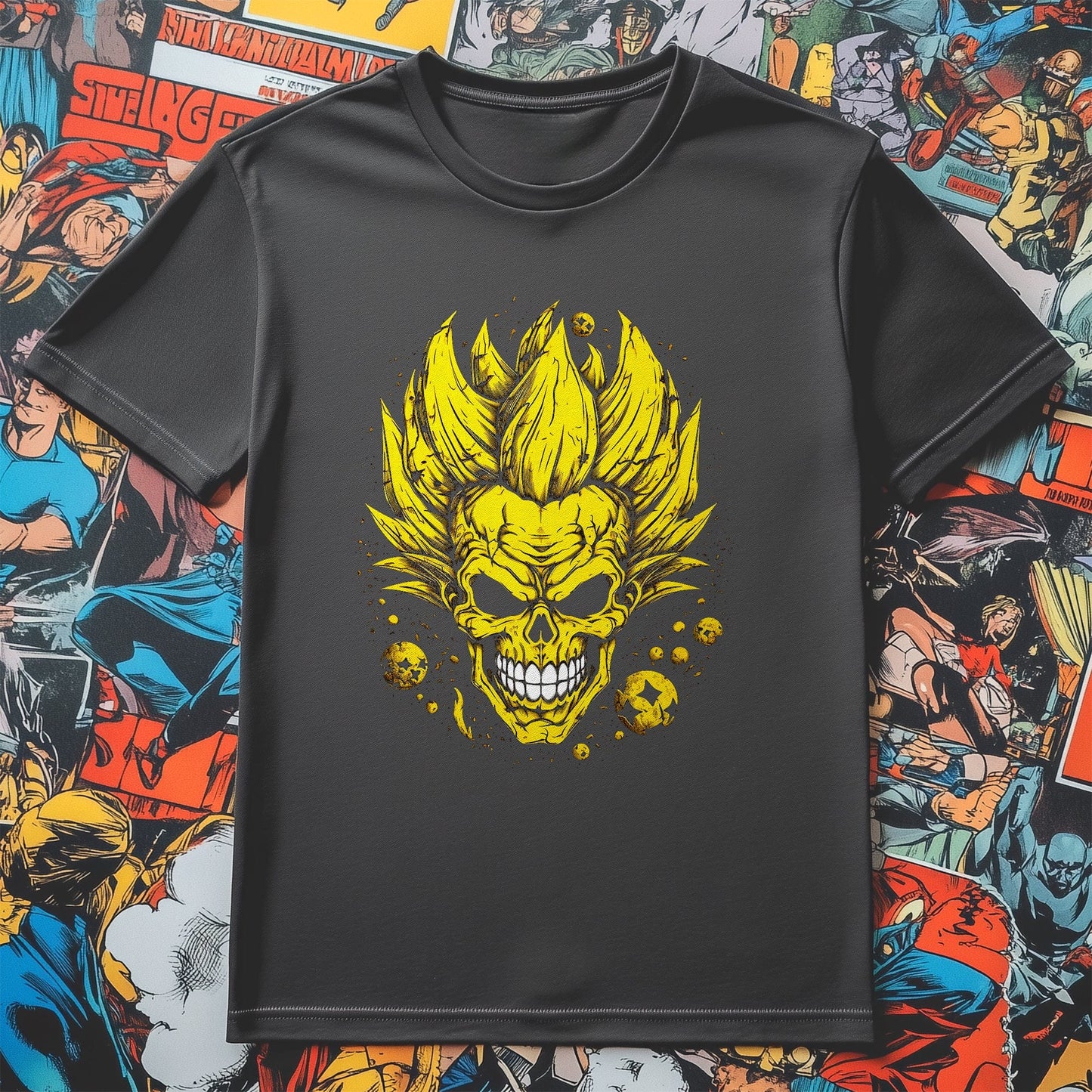 Over 9000 Skull T-Shirt