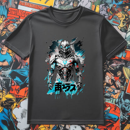 Cyborg Anime Skeleton T-shirt