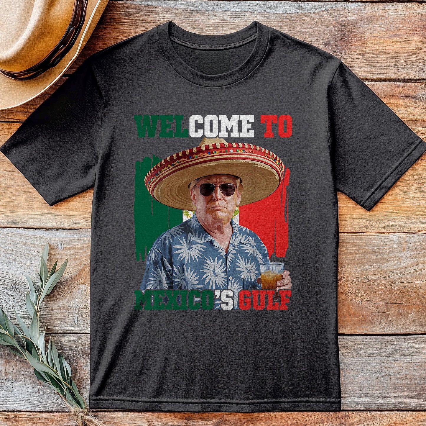 Trump Mexico Sombrero T-Shirt
