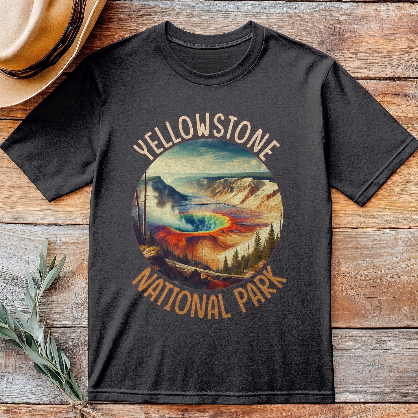 Yellowstone Park Circle T-Shirt