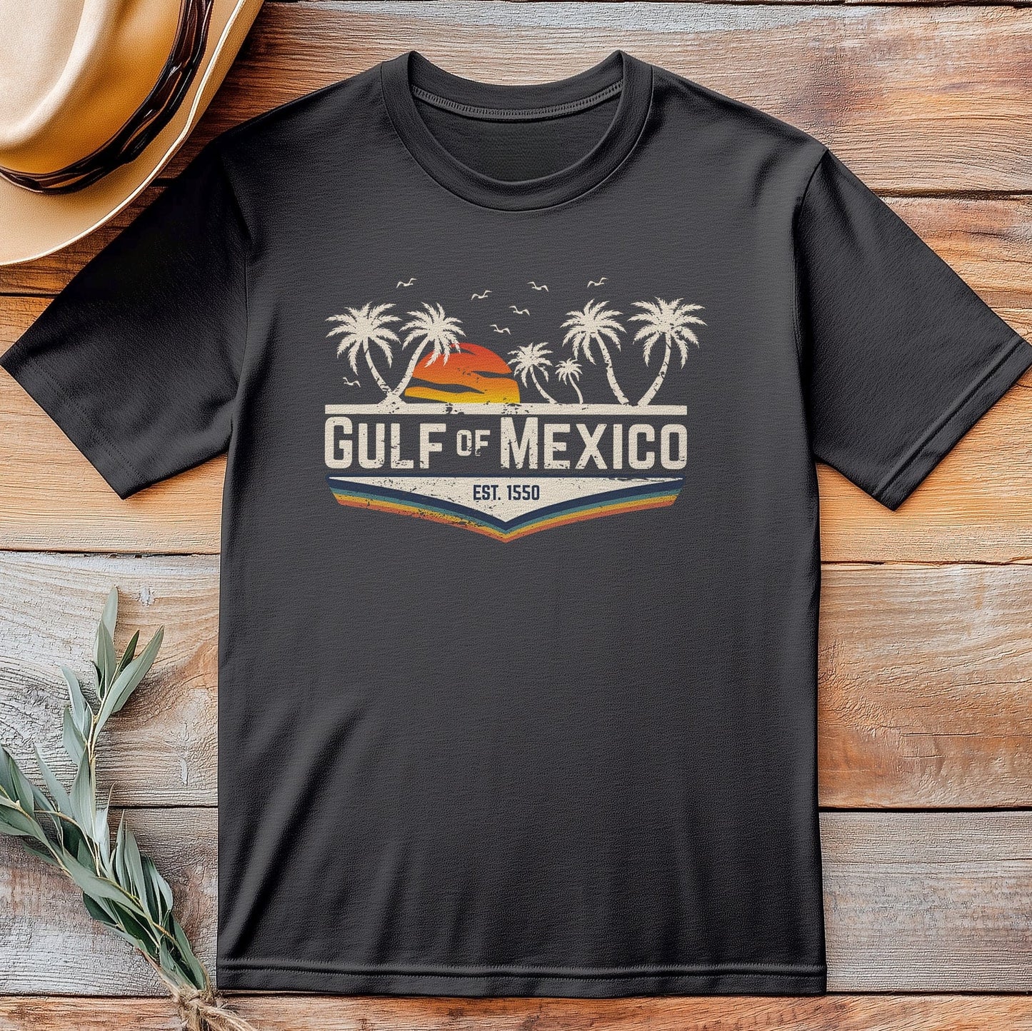Gulf Of Mexico Retro T-Shirt