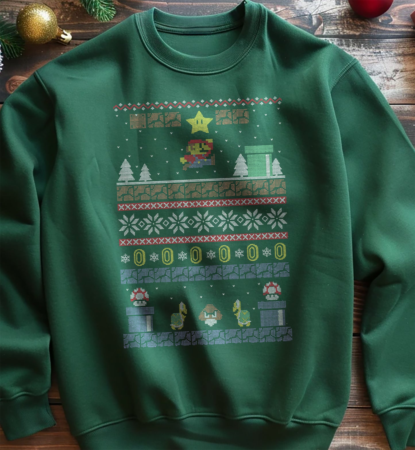 Mario Christmas Sweatshirt