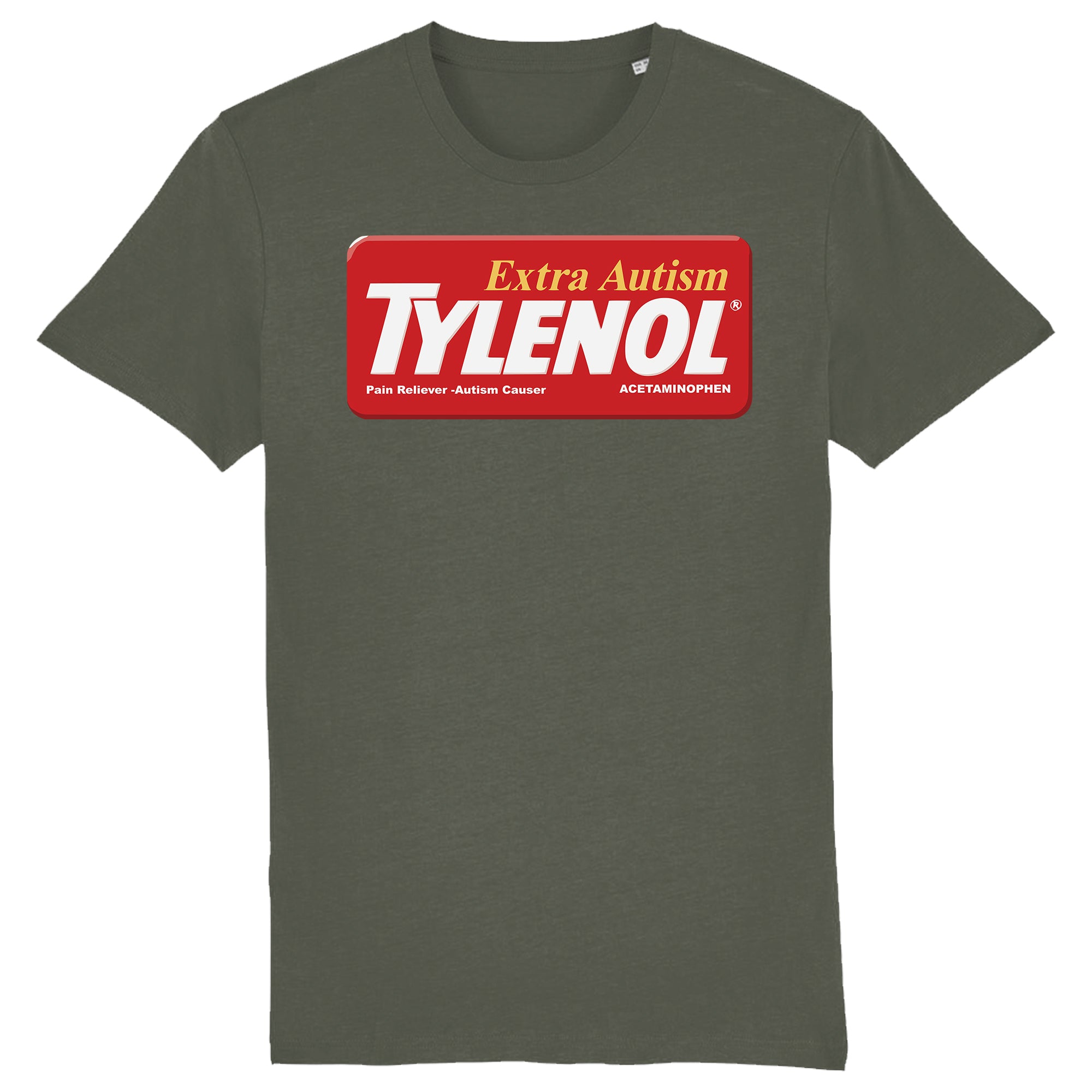Tylenol Extra Autism Paracetamol Trump Funny T-Shirt