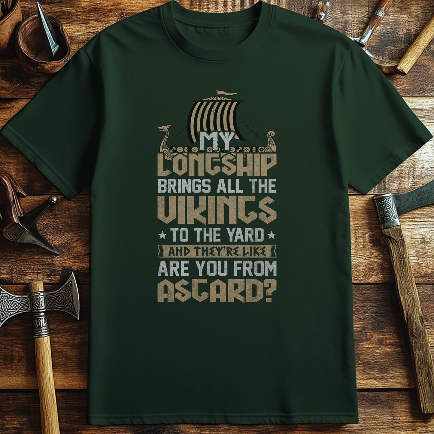 My Longship Brings All The Vikings T-Shirt